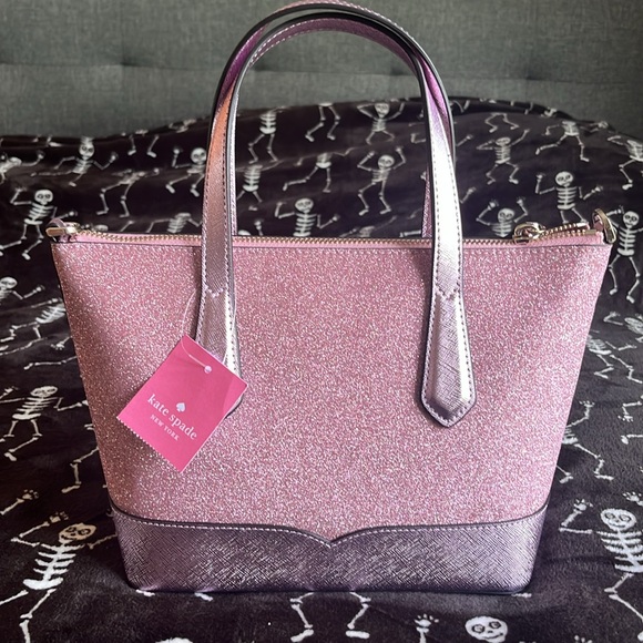 Kate spade glitter bag with matching wallet - Picture 2 of 9